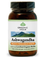 Organic India Kosher Ashwagandha Organic 90 Vegicaps